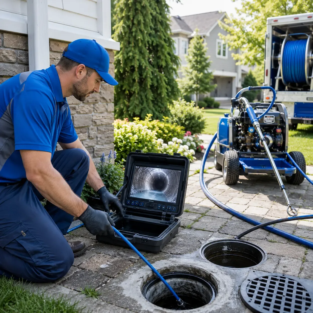 Outdoor drain cleaning professionals serving Wyatt, WV